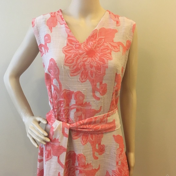 Floral Jacquard Fit and Flare Swing Dress - Picture 2 of 10